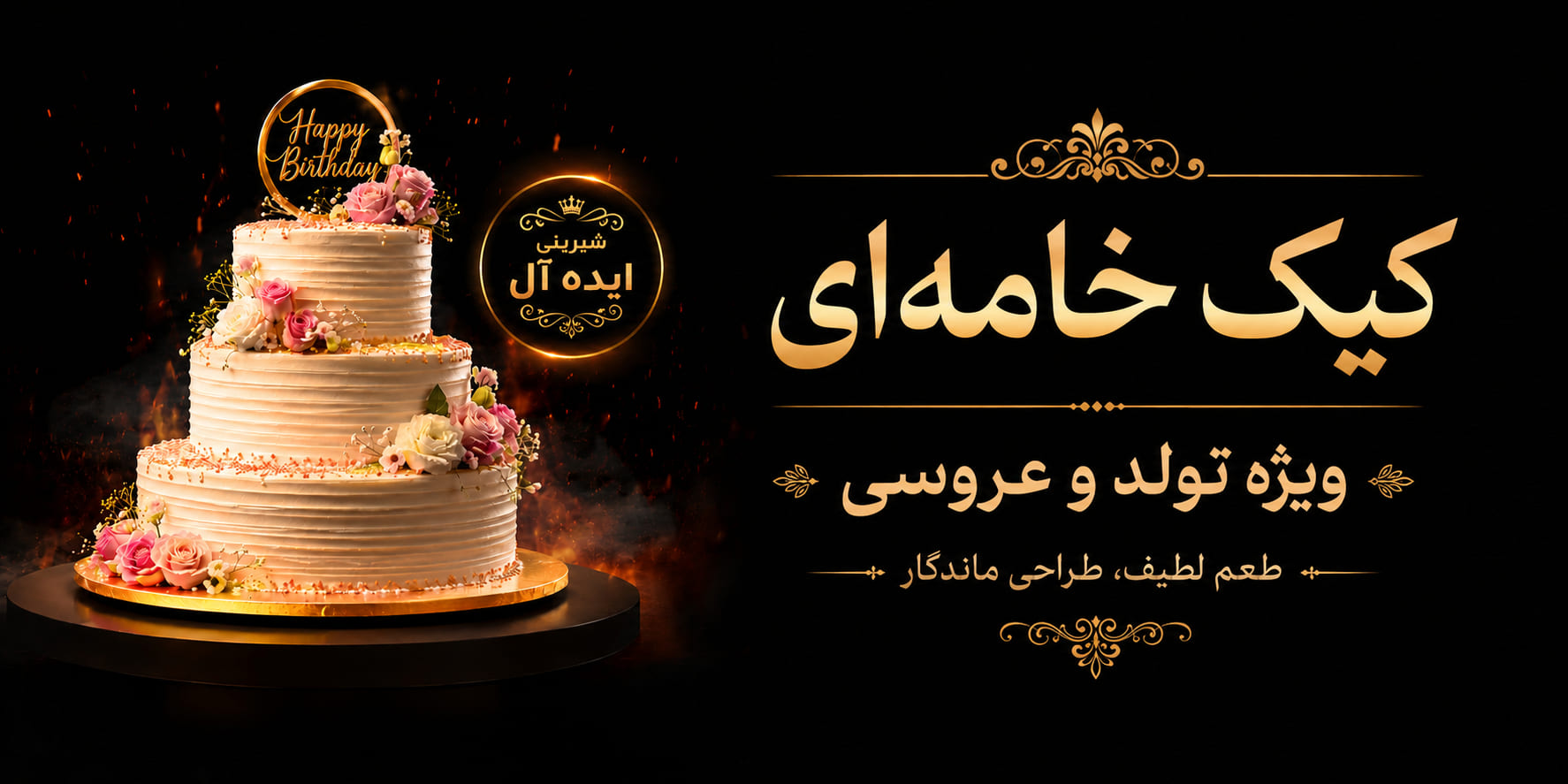 شیرینی ایده آل - اسلاید اول